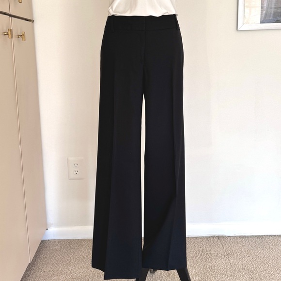 J. Crew Favorite Fit Wide Leg Dress Pants Size 8x30 - Picture 2 of 8